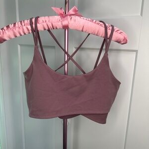 La Kottee purple Small crop top